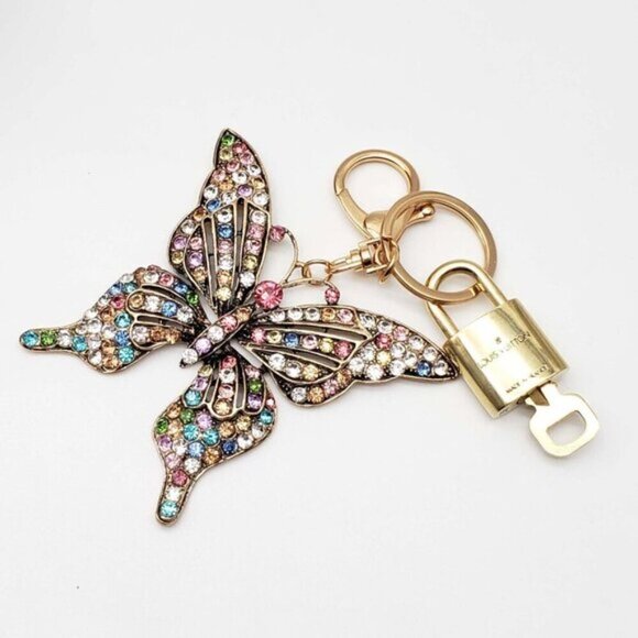 Authentic Louis Vuitton Lock & Key with unbranded Bagcharm, Keycharm 012526 - Picture 3 of 8